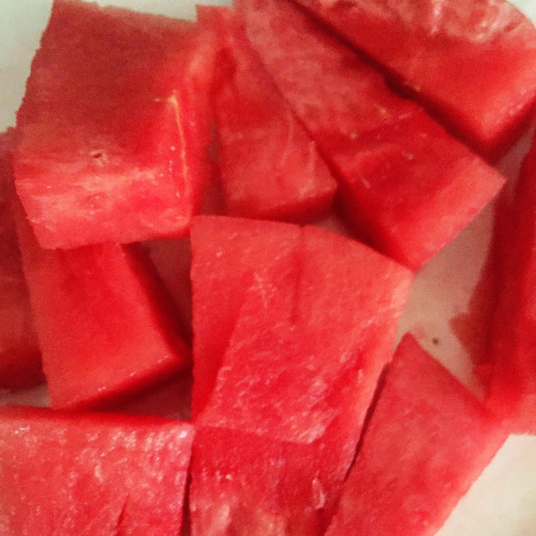 Un poco de #sandía para merendar?