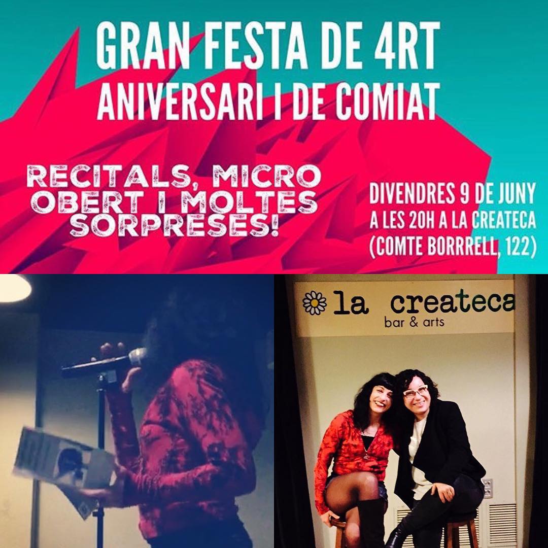 Divendres serà una nit ben especial: na @mantoniamassanet ha organitzat un recital a #lapoeteca molt especial, veniu!