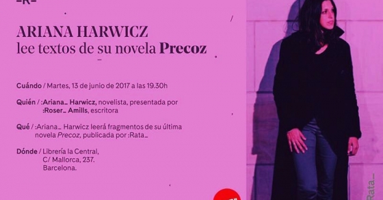Hoy tenemos una cita: presento a la gran Ariana Harwicz en La Central a las 19h #lecturaharwicz - Roser Amills, escritora mallorquina