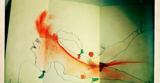 antonio beneyto dibuja un ex libris en un poemario de roser amills