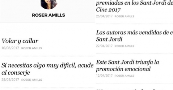 columnas de roser amills en bcn metropoli