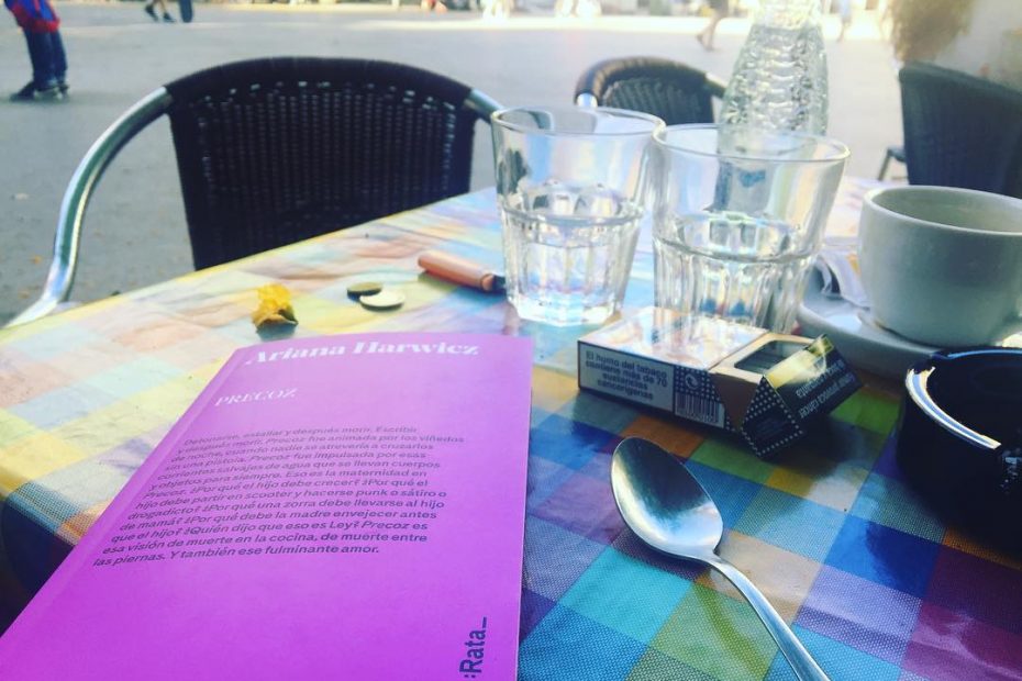 El 13 de junio roser amills presenta la novela Precoz de Ariana Harwicz en la central llibreria