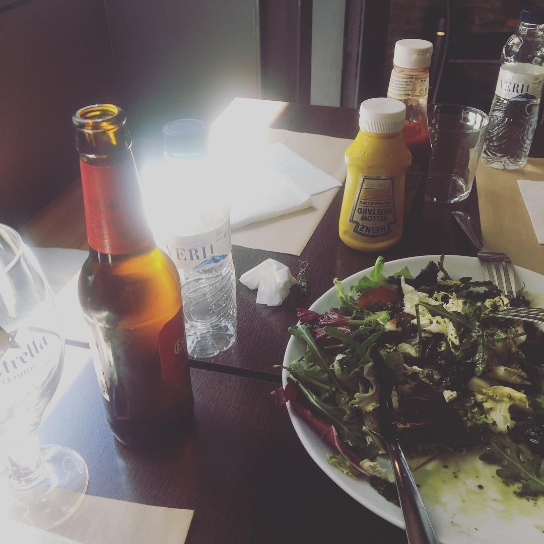 Comemos un poco tarde hoy  