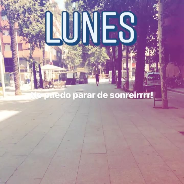 no puedo parar de sonreir