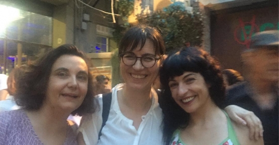 roser amills amb rosa rei i marina espasa