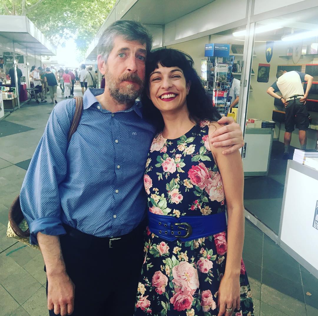 Amb en @francescrotger que s’ha passat per sa #firadelllibrepalma