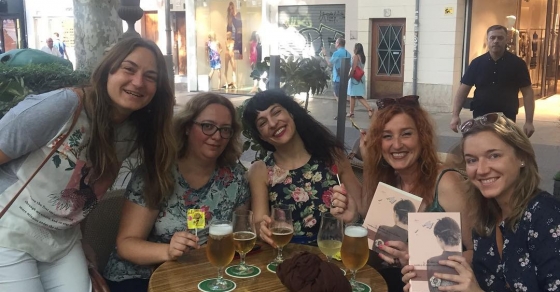 Roser amills rata corner palma 2017 amb maria coloma mairata, margalida ramon, blanca Estors i angela tomas