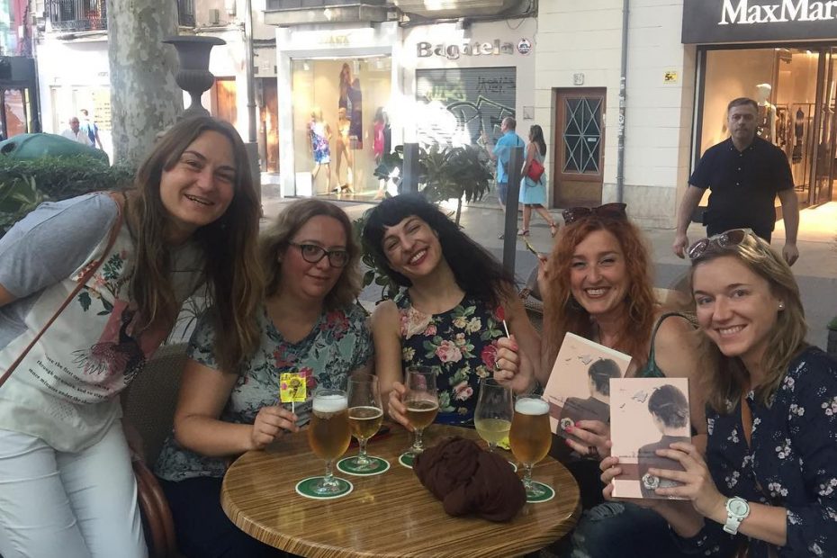 Roser amills rata corner palma 2017 amb maria coloma mairata, margalida ramon, blanca Estors i angela tomas