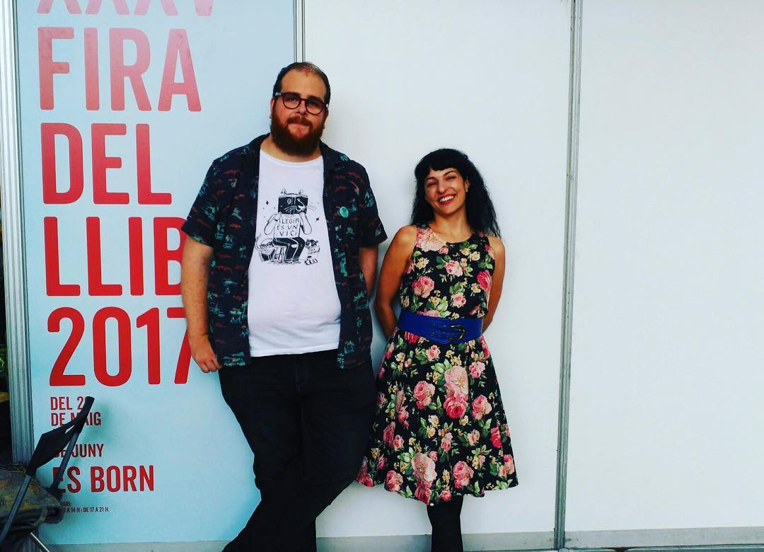 Resumen de alegría: con #miquelferrer Rata Corner Fira del llibre de Palma