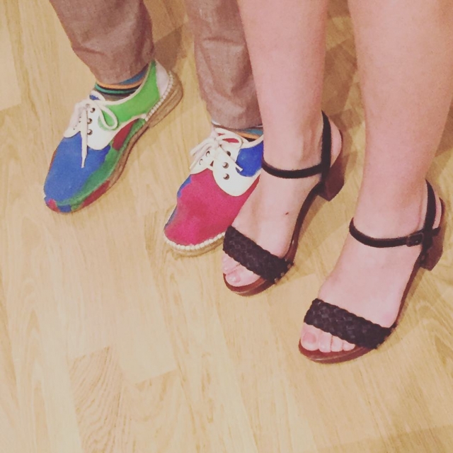 Roser amills y antonio beneyto zapatos