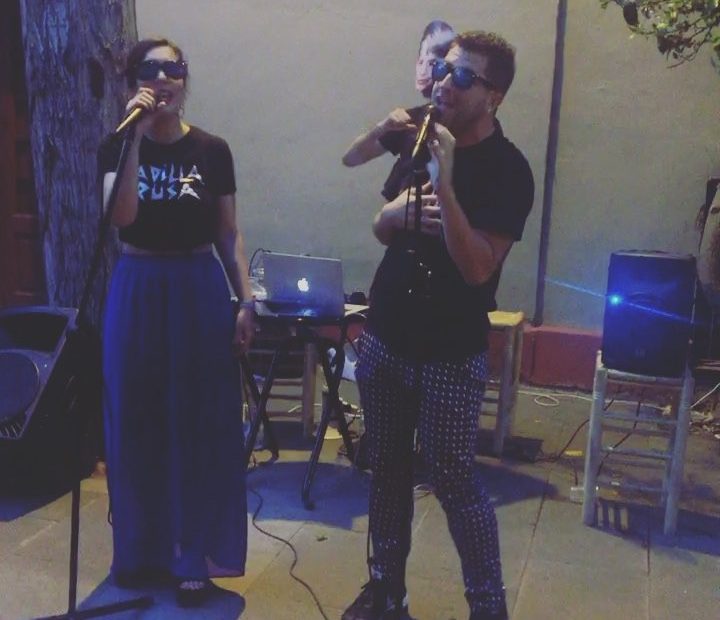 victor clares y tania lozano tras su concierto ladilla rusa