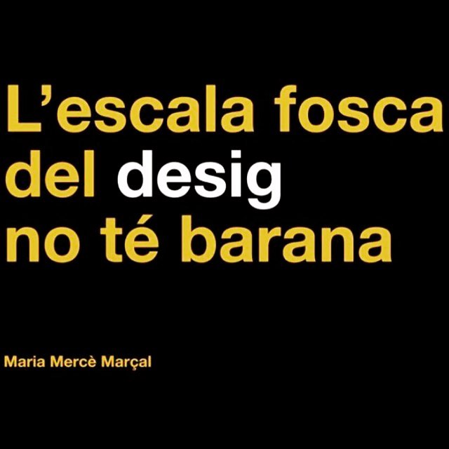 L'escala fosca del desig no té barana. maria mercè marçal