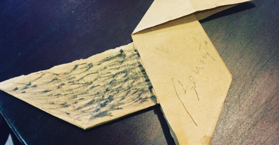 pajarita hecha por antonio beneyto y roser amills