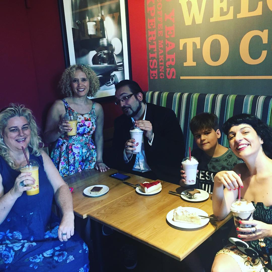 Foto de la merienda del otro día de Eloy Privé en Costa Coffee España.Gracias!