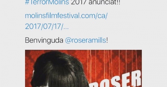roser amills membre del jurat del festival de cinema de terror de molins de rei