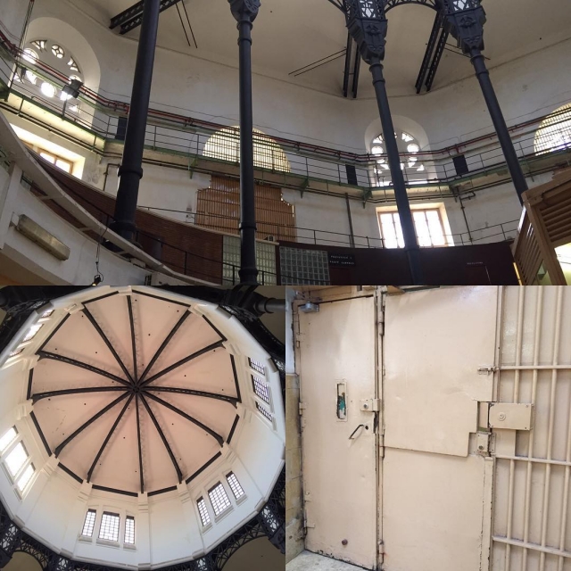 roser amills visita la modelo para metropoli abierta