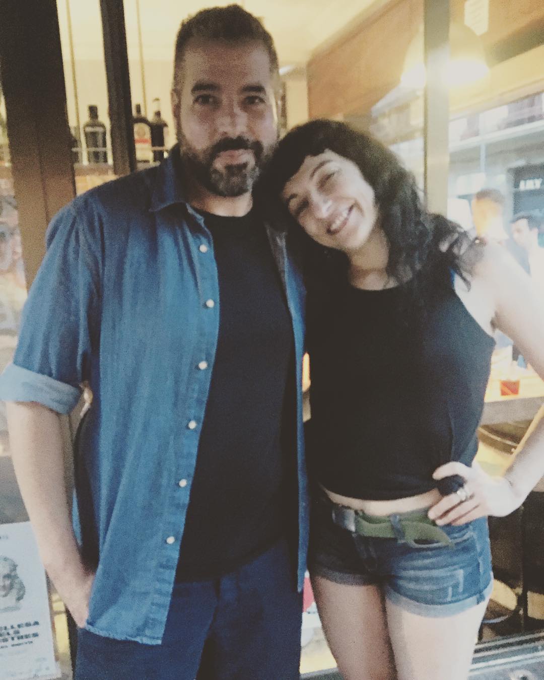 Con David Ripoll , lector y amigo a partirde hoy   Foto de Helena Capel