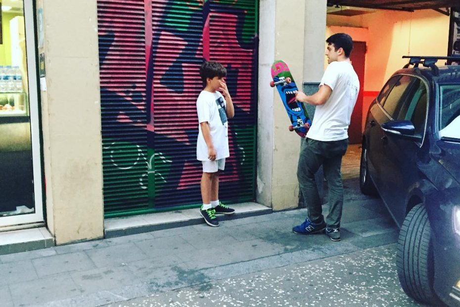 skate de juan y marcel, los dos hijos de roser amills