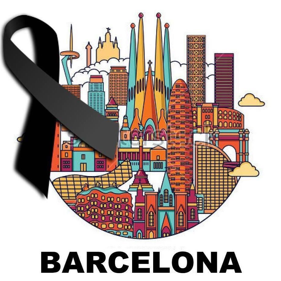 La violencia es el último recurso de los incompetentes. Asimov #stoptheviolence #stopterrorism Barcelona