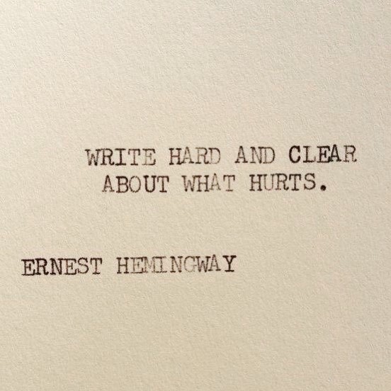 Consejito para periodistas de #ernesthemingway
