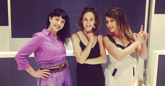 roser amills amb ana polita i maria fuster