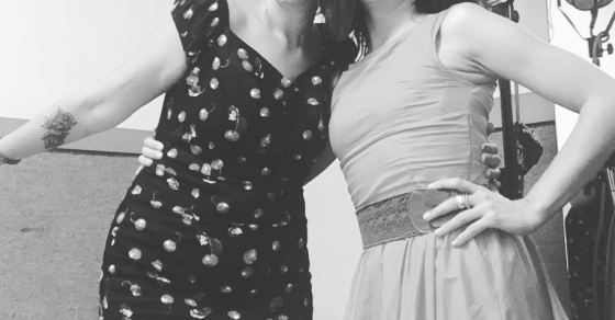 Roser Amills amb Elena Crespi