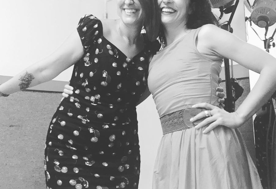 Roser Amills amb Elena Crespi