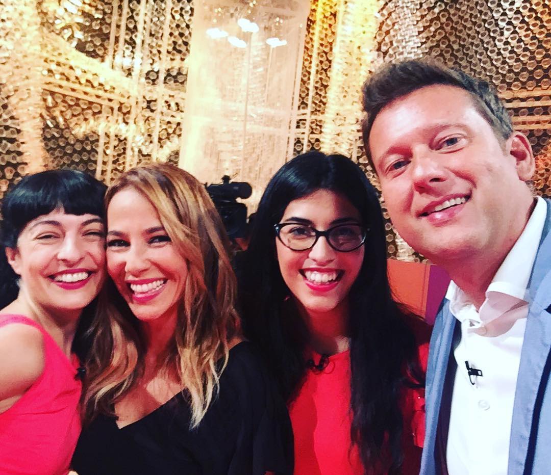 Roser Amills amb Maria Almenar, Ruth Jimenez i Lluis Soldevila a Tarda oberta TV3