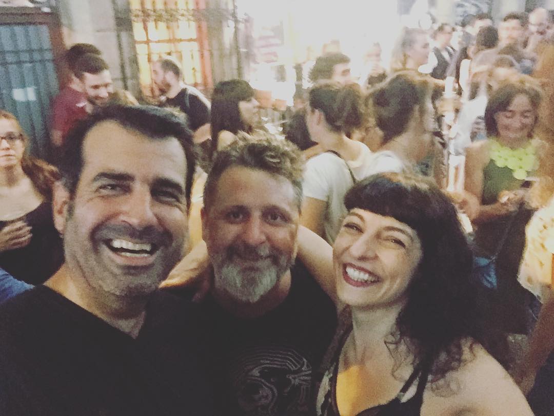Con Jorge Galván y Fernando Martínez Reim en las #festesdegracia