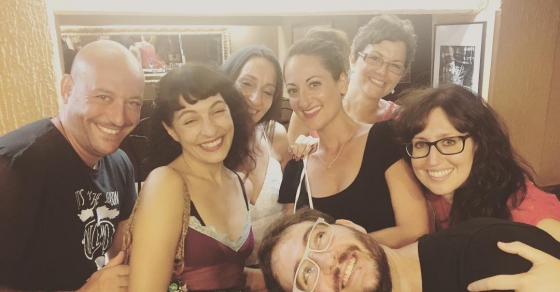 Roser Amills en el cumpleaños de helen capel