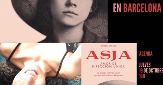 invitacion de la presentacion de la novela sobre asja lacis de roser amills