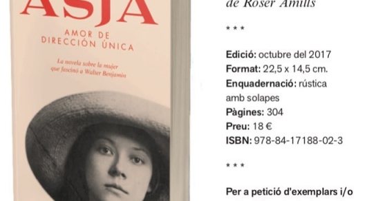 novela sobre asja lacis de roser amills