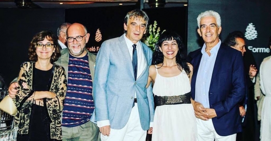 Roser Amills a les converses de formentor amb marta sanz, basilio baltasar, anton castro i josep massot