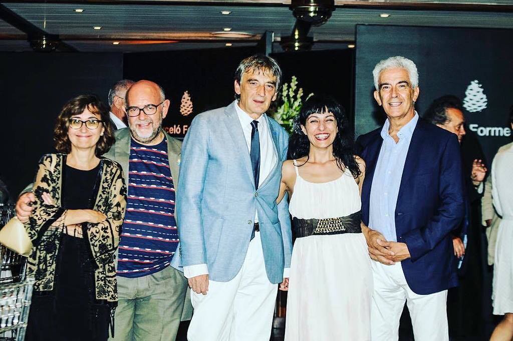 Roser Amills a les converses de formentor amb marta sanz, basilio baltasar, anton castro i josep massot