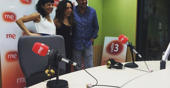 roser amills amb anna bertran i goyo prados a Radio 4 RNE