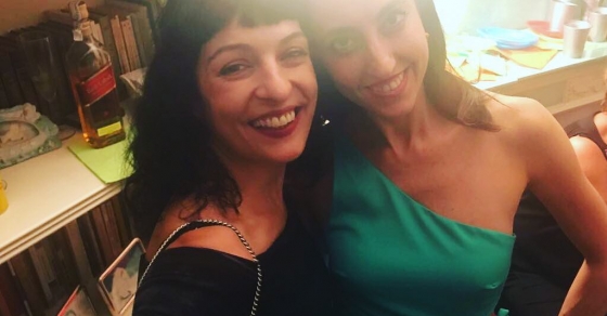 Roser Amills con la traductora Barbara Beatrice Lavitola