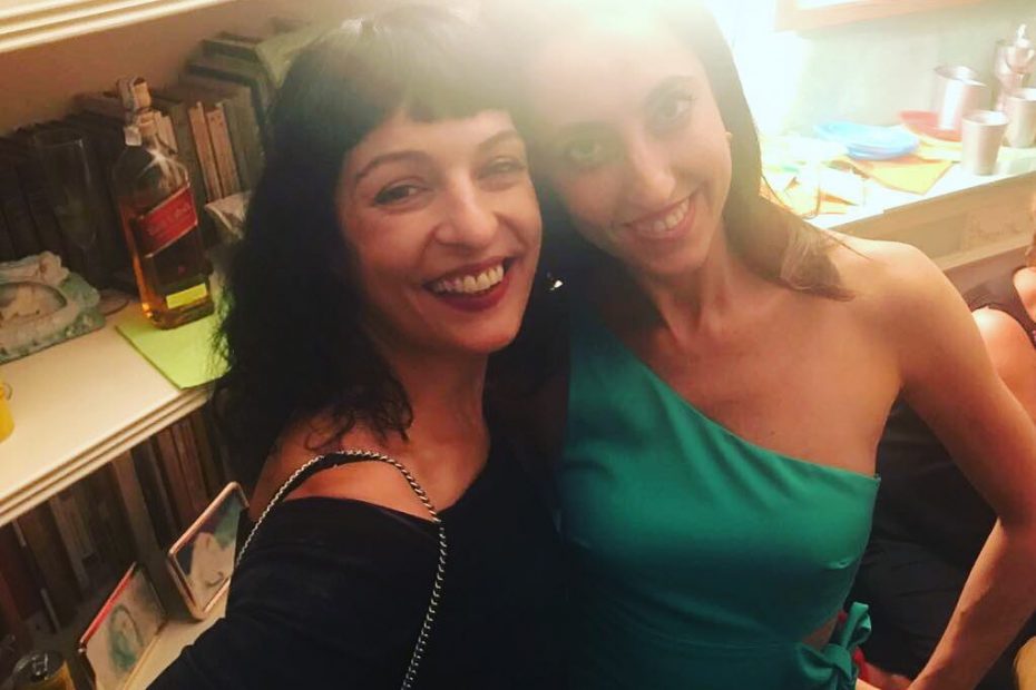 Roser Amills con la traductora Barbara Beatrice Lavitola