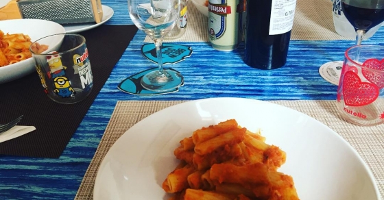 pasta y vino