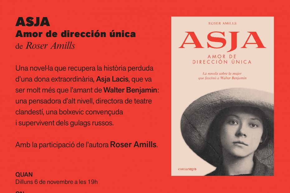 Presentacio de la novel.la de roser Amills sobre Asja Lacis a la llibreria 22 de Girona