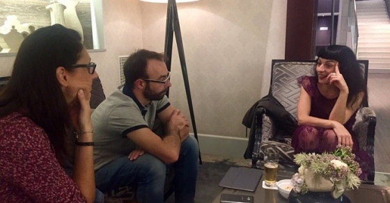 Roser Amills conferencia cena Trinxat de Carol Huesa