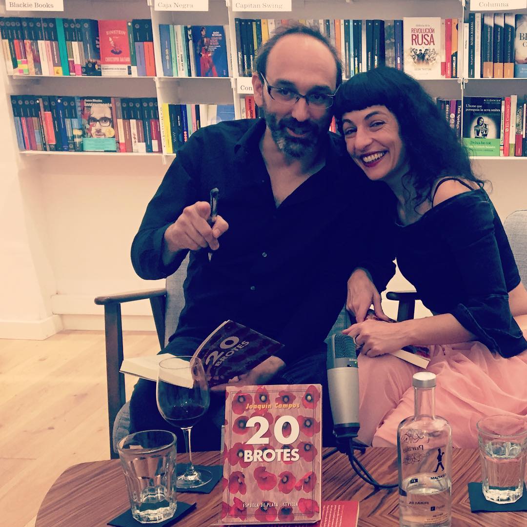 Acabamos de presentar #20brotes de Joaquín Campos en Librería Malpaso Leedlo!
