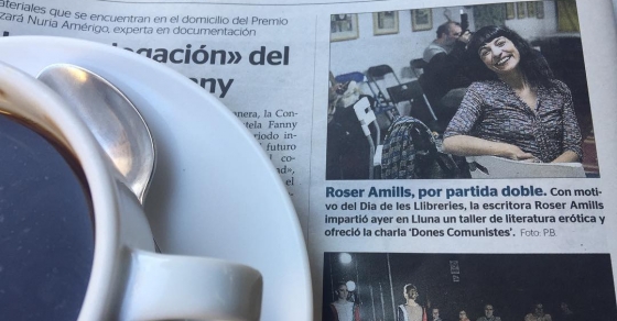 Café y cultura para #gentequelee ;)) - Roser Amills, escritora mallorquina