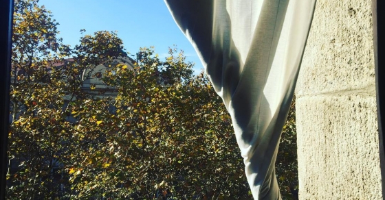 Hoy voy a comer con vistas al Liceu ;)) - Roser Amills, escritora mallorquina