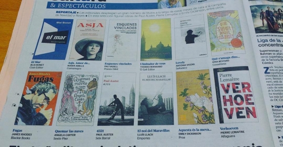 Reportaje en #UHmallorca con las novedades literarias del otoño. #asjalacis & #walterbenjamin @Comanegra @Seix_Barral @BlackieBooks @alfaguaramex @realpaulauster - Roser Amills, escritora mallorquina