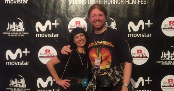Con @ignisphasma de @lamusaqueera en @terrormolins 2017 party :)) #vikingolocal - Roser Amills, escritora mallorquina