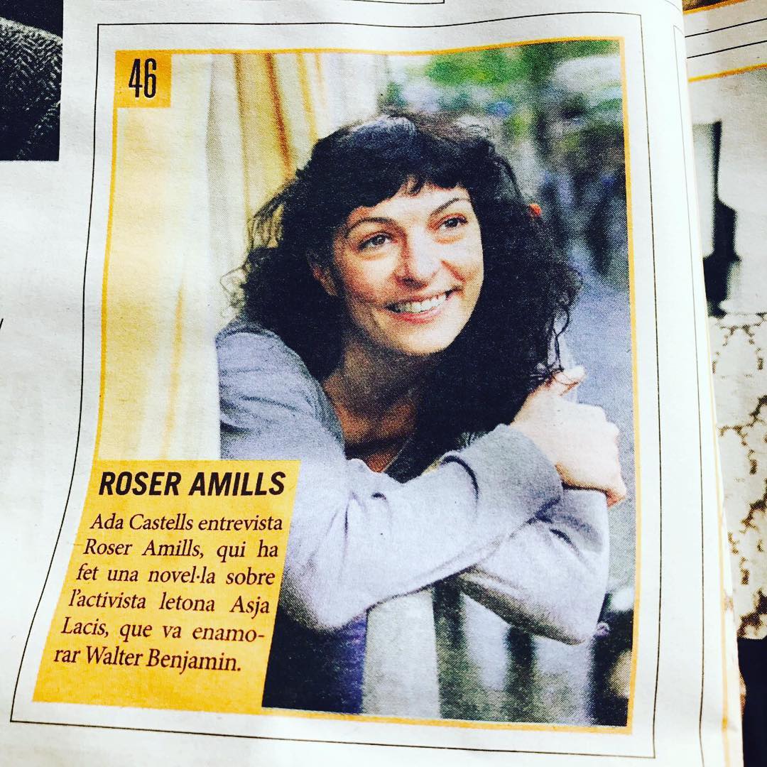 Heu vist l’entrevista que em va fer ahir, al suplement de #cultura de @el_punt_avui l’ @ada_castells_1968 ? Asja Lacis & Walter Benjamin .