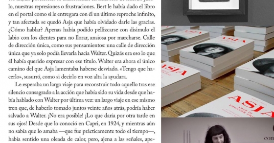 fragmento de la novela sobre asja lacis de roser amills