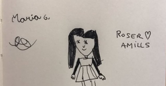 Ilustracion caricatura roser amills