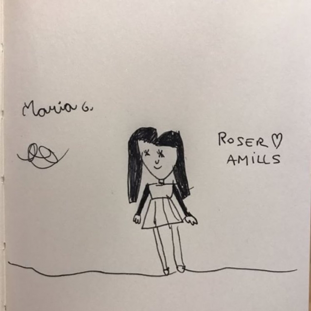 Ilustracion caricatura roser amills