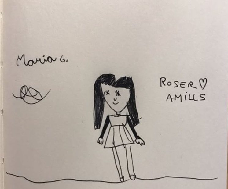 Ilustracion caricatura roser amills